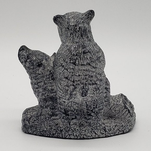 The Wolf Sculptures Accents Vintage The Wolf Sculptures Original